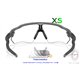 Oakley Radar EV Path Steel - Clear to Black Iridium (OO9510-08)