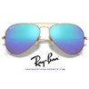 Ray-Ban Aviator Large Metal Gold / Blue Flash (RB3025-112/17)