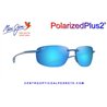 Maui Jim Ho‘okipa Ultra Metal Matte Blue / Blue Hawaii