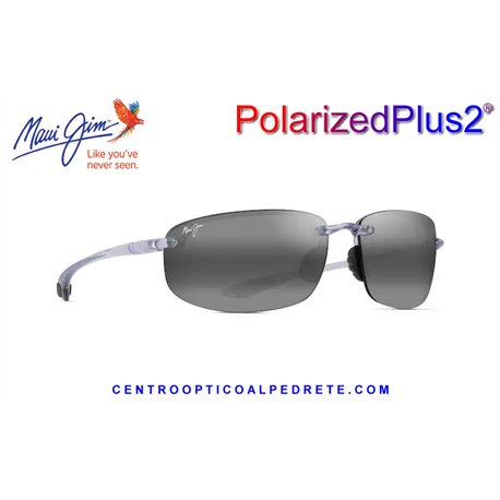 Maui Jim Ho‘okipa Shiny Crystal / Neutral Grey (407-05)