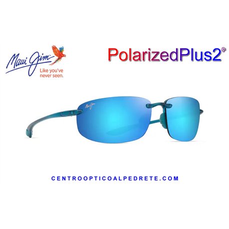 Maui Jim Ho'okipa Shiny Transparent Blue / Blue Hawaii (B407-07)