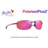 Maui Jim Ho‘okipa Shiny Transparent Cyclamen Pink / MAUI Sunrise (B407-09)
