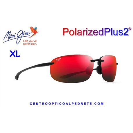Maui Jim Ho‘okipa Matte Black / HAWAII LAVA (RM456-02A)
