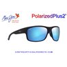 Maui Jim Southern Matte Black-Blue / Blue Hawaii (B815-02)