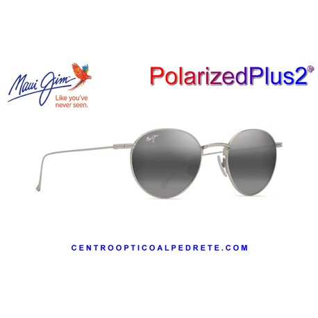 Maui Jim Kaapeha Matte Silver / Neutral Grey (691-17)
