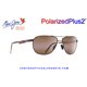 Maui Jim Castles Matte Chocolate / HCL Bronze (H728-01M)