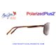 Maui Jim Castles Matte Chocolate / HCL Bronze (H728-01M)