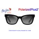 Maui Jim Hiwahiwa Shiny Black with Trans Light Grey / Neutral Grey (GS689-02)