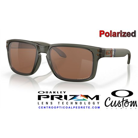 Oakley Holbrook Matte Olive Ink / Prizm Tungsten Polarized (OO9102-G6CP)