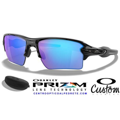 Oakley Flak 2.0 XL Custom Polished Black / Clear Black Iridium Photochromic (OO9188-11126)