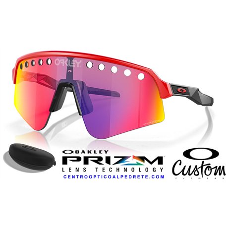 Sutro Lite Sweep Custom Matte RedLine / Prizm Road Vented (OO9465-11221)