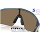 Oakley Stunt Devil S Matte Transparent Abyss / Prizm 24k (OO9518-05)