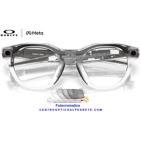 Oakley Meta HSTN Clear / Transitions Grey (OW8002-05)