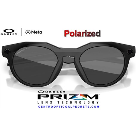 Oakley Meta HSTN Polished Black / Prizm Black Polarized (OW8002-03)
