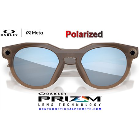 Oakley Meta HSTN Brown Smoke / Prizm Deep Polarized (OW8002-06)