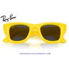 Ray-Ban Wayfarer Puffer Yellow / Ultra Black (RB4940-683087)