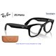 Ray-Ban Meta Wayfarer Black / Clear/Graphite Green (RW4012-601/1M)