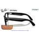 Ray-Ban Meta Wayfarer Black / Clear/Graphite Green (RW4012-601/1M)