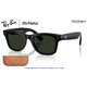 Ray-Ban Meta Wayfarer Black / Clear/Graphite Green (RW4012-601/1M)
