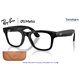 Ray-Ban Meta Wayfarer Black / Clear/Graphite Green (RW4012-601/1M)