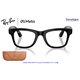 Ray-Ban Meta Wayfarer Black / Clear/Graphite Green (RW4012-601/1M)