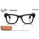 Ray-Ban Meta Wayfarer Black / Clear/Grey (RW4012-601S1Z)