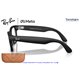 Ray-Ban Meta Wayfarer Black / Clear/Grey (RW4012-601S1Z)