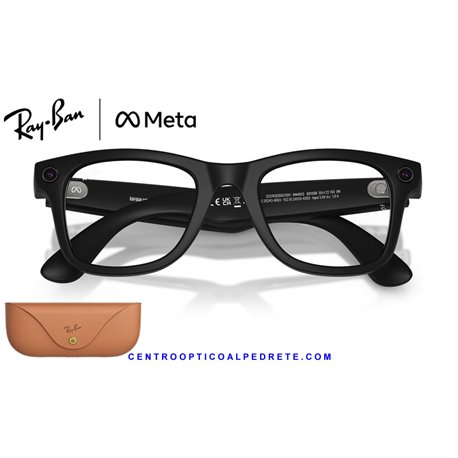 Ray-Ban Meta Wayfarer Black / Clear (RW4012-601SSB)