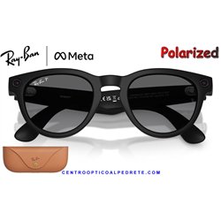 Ray-Ban Meta Headliner Matte Black / Graphite Polarized (RW4013-601ST3)