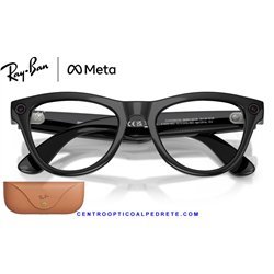 Ray-Ban Meta Skyler Black Shiny / Clear (RW4014-601/SB)