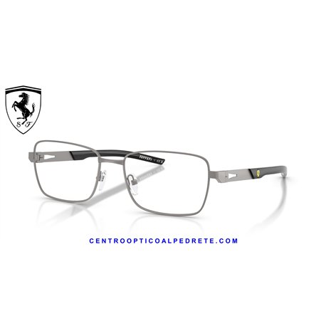 Ferrari Scuderia FZ7010 Matte Gunmetal Rectangular - Graduadas