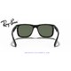 Ray-Ban Justin Black / Dark Green (RB4165 601/71)