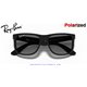 Ray-Ban Justin Rubber Black / Light Grey Polarized (RB4165 622/T3)