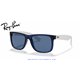 Ray-Ban Justin Transparent Blue / Dark Blue (RB4165 651180)