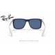 Ray-Ban Justin Transparent Blue / Dark Blue (RB4165 651180)