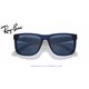 Ray-Ban Justin Transparent Blue / Dark Blue (RB4165 651180)