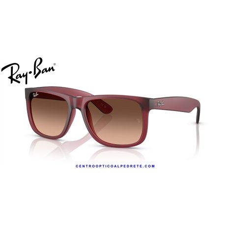 Ray-Ban Justin Rubber Violet / Pink Gradient (RB4165 6815A5)