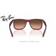 Ray-Ban Justin Rubber Violet / Pink Gradient (RB4165 6815A5)