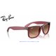 Ray-Ban Justin Rubber Violet / Pink Gradient (RB4165 6815A5)