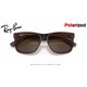 Ray-Ban Justin Transparent Dark Brown / Brown Polarised (RB4165 6597T5)