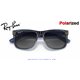Ray-Ban Justin Transparent Blue / Grey Polarised (RB4165 6596T3)