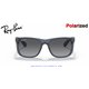Ray-Ban Justin Transparent Blue / Grey Polarised (RB4165 6596T3)
