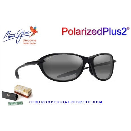 Maui Jim Ho’okipa Ultra R Matte Black / Blue Hawaii (B339-02A / MJ0339S-002)
