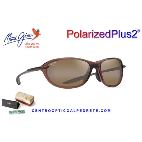 Maui Jim Hookipa Ultra R Shiny Trans Brown / HCL Bronze (B339-01 / MJ0339S-003)