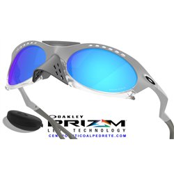 Oakley Plantaris X-Silver / Prizm Sapphire (OO9437-13)
