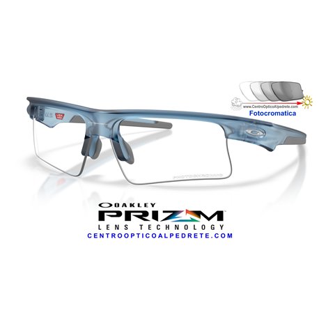 Oakley Bisphaera Speed Matte Trans Stonewash / Clear to Black Iridium Photochromic (OO9534-07)