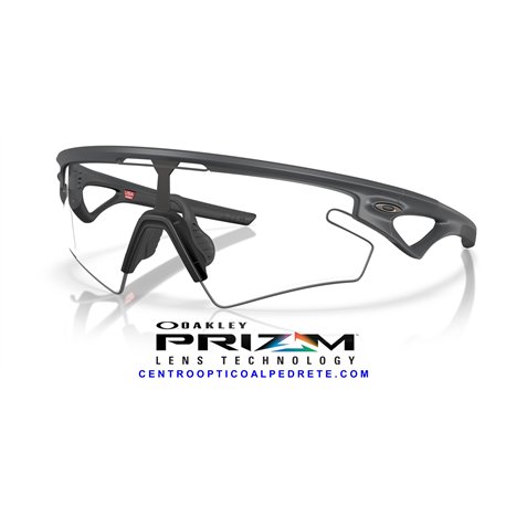 Oakley Sphaera Slash Carbon / Clear to Black Iridium Photochromic OO9499-12
