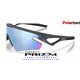 Oakley Sphaera Slash Matte Carbon / Prizm Deep Water Polarized OO9499-11