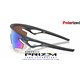 Oakley Sphaera Slash Matte Carbon / Prizm Deep Water Polarized OO9499-11