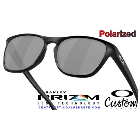 ManorBurn Custom Matte Black / Prizm Black Polarized (OO9479-09)